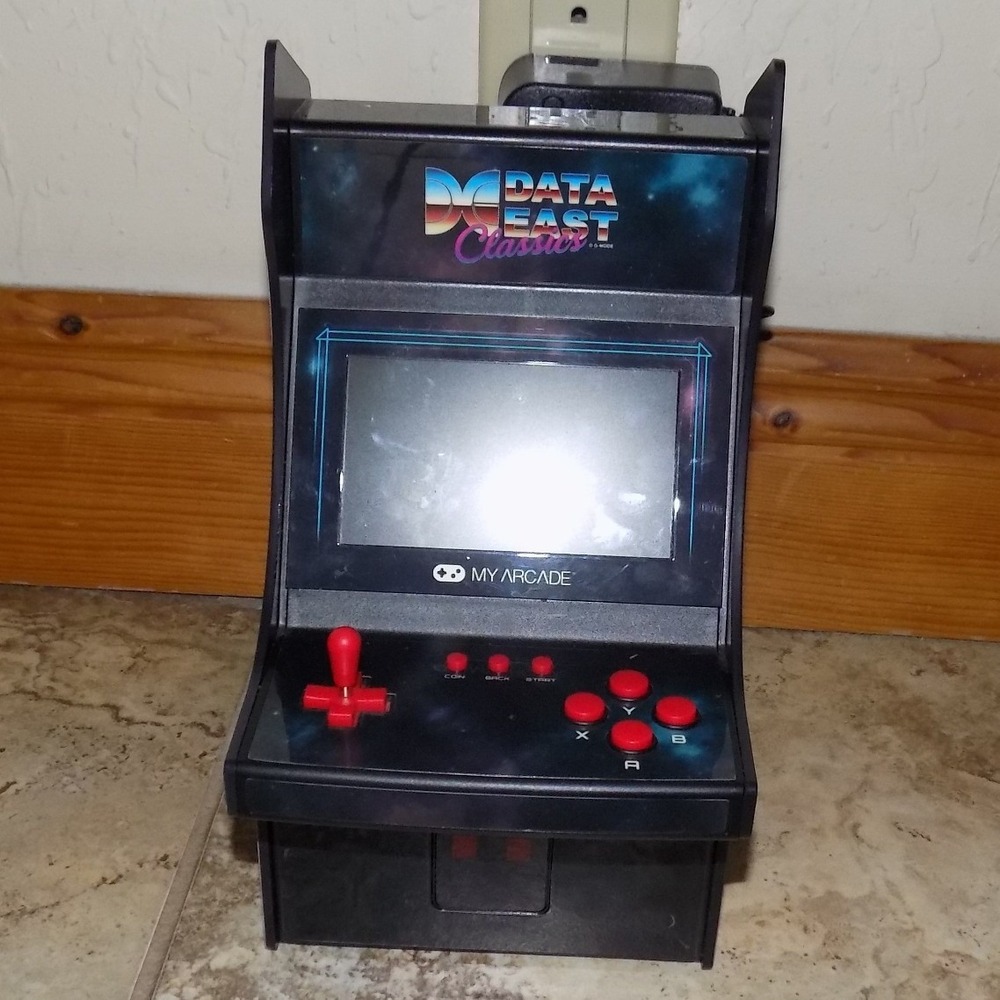 My Arcade Data East Classics Mini Arcade Cabinet Black